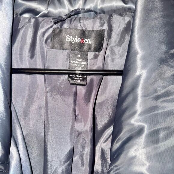 Style & Co Women's Water Repellent Puffer Coat - Size Medium - Picture 2 of 10